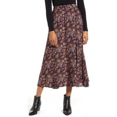 Lira Clothing Lourdes Midi Skirt, Black