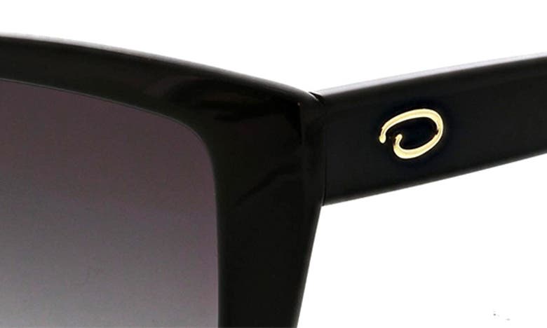 Oscar De La Renta 52mm Butterfly Sunglasses In Black
