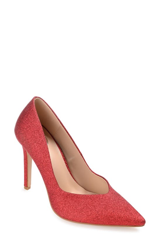 Journee Collection Ninna Pump In Red