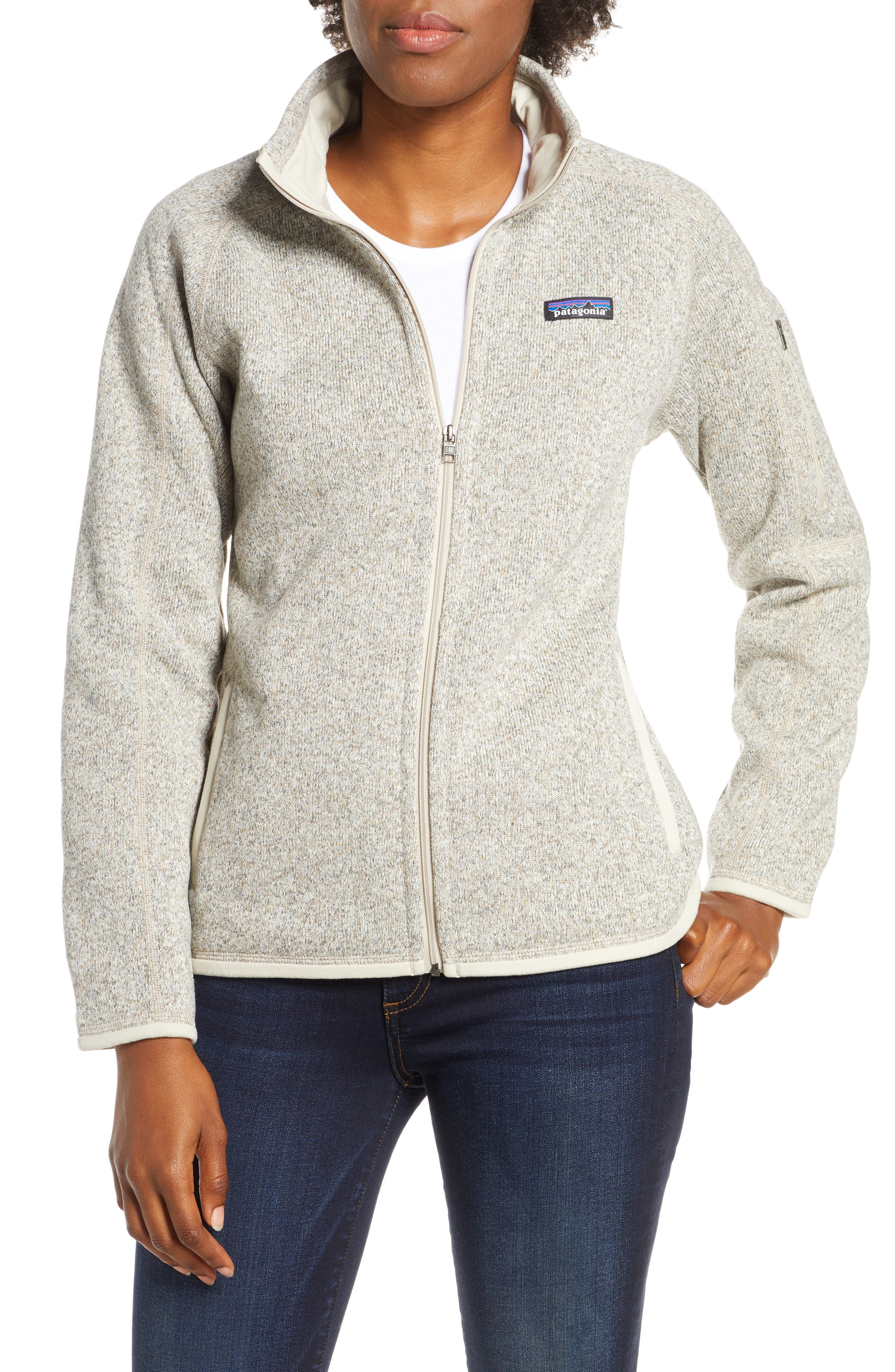 patagonia women's better sweater jacket pelican