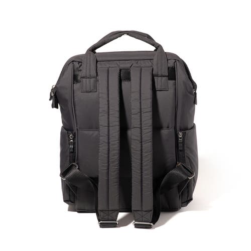 Baggallini Chelsea Laptop Backpack In Black Puff