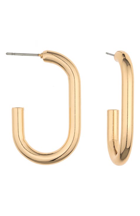 Essential Oval Hoop Earrings