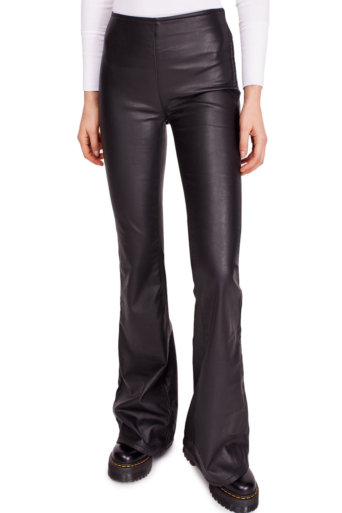 free people vegan leather pants