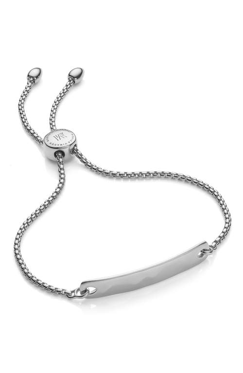Monica Vinader Mini Havana Friendship Chain Bracelet in Silver at Nordstrom