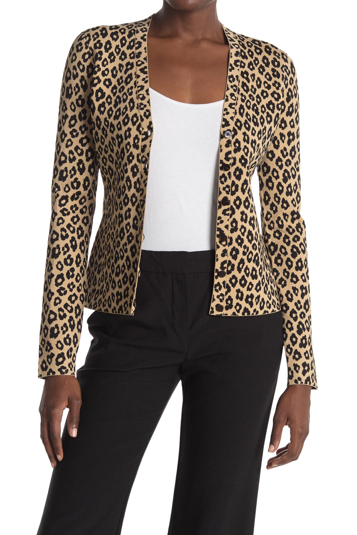 animal print cardigan next