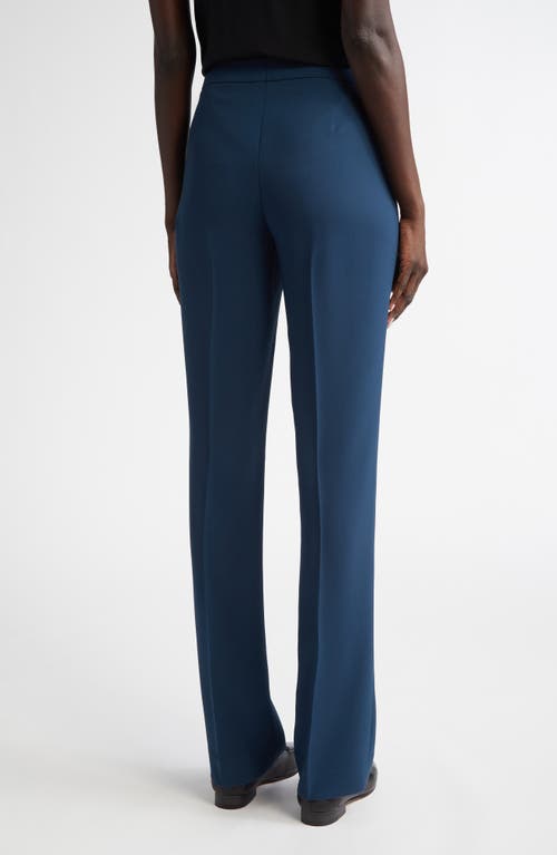 Lafayette 148 Barrow Finessecrepe Pants In Lido Blue