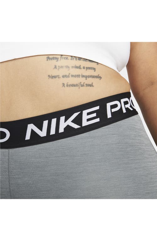 Nike Women's Pro 365 Leggings (plus Size) In Smoke Grey/heather