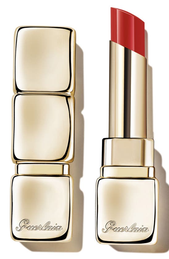 Guerlain Kisskiss Shine Bloom Lipstick In 709 Petal Red