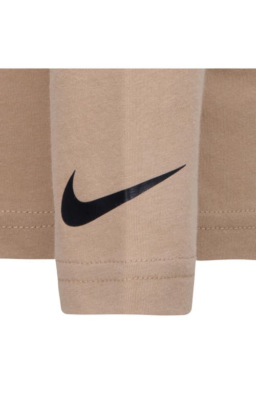 3 Brand Kids' Wordmark 2.0 Fleece Set In Hemp