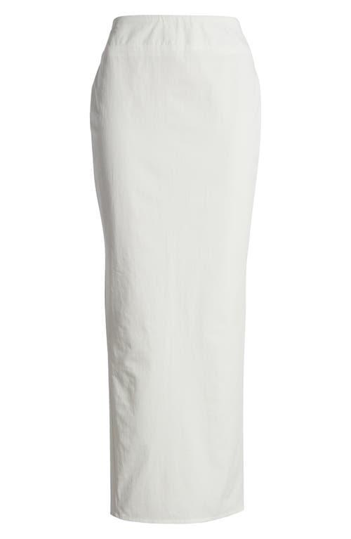 House Of Cb Eden Midi Skirt In White