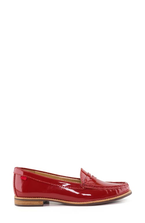 Marc Joseph New York East Village Penny Loafer In Red Patent