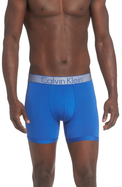 Calvin Klein Customized Stretch Boxer Briefs In Electra