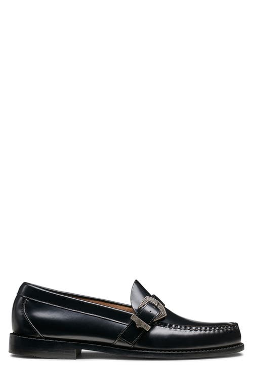G.h.bass Maverick Buckle Weejun Loafer In Black