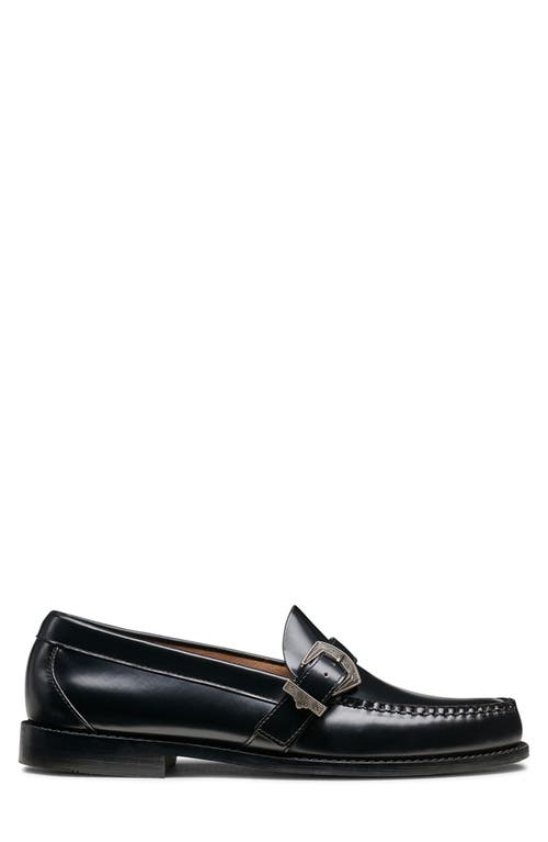 Shop G.h.bass Maverick Buckle Weejun Loafer In Black