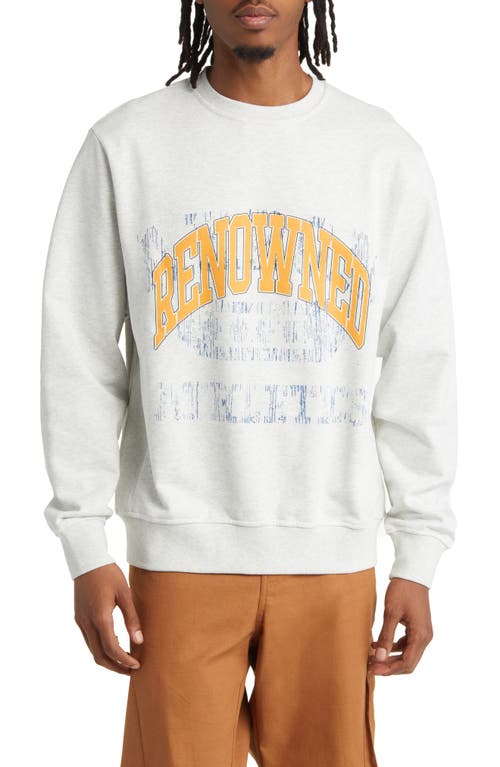 Renowned Ghost Athletic Club Sweatshirt in Heather Grey