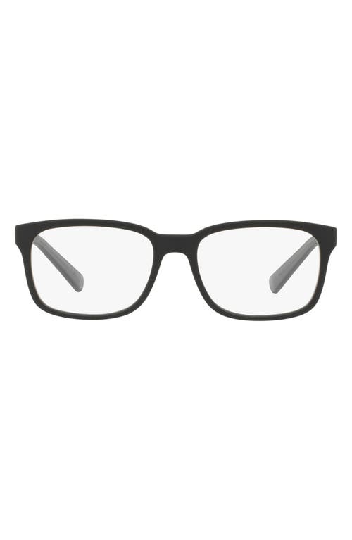 54mm Square Optical Glasses in Matte Blk