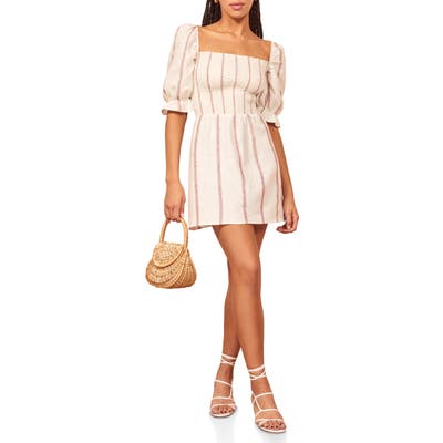 Reformation Cerise Dress, White