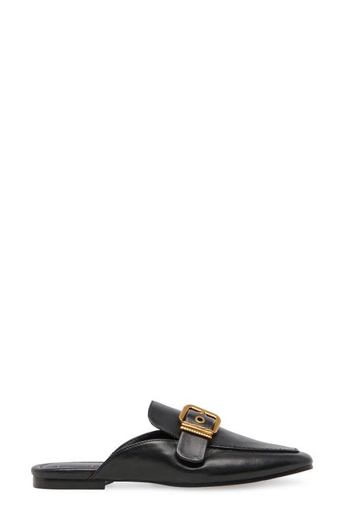 Dolce Vita Santel Womens Leather Slip-on Loafers In Black Leather