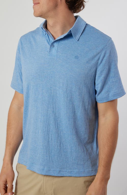 Dockside Solid Performance Polo in Steel Blue