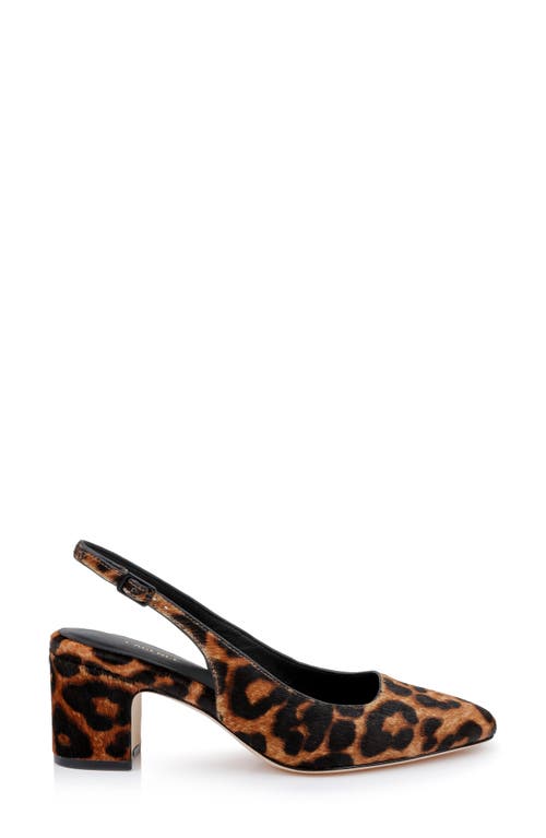 Shop L Agence L'agence Elaina Slingback Pump In Leopard Hair Calf