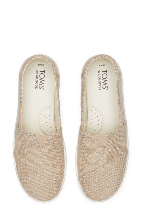 Shop Toms Verona Platform Slip-on Sneaker In Natural