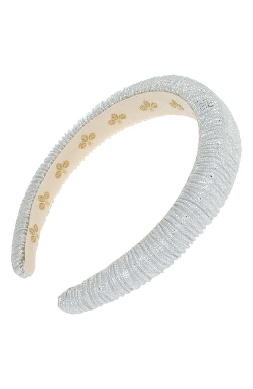 L. Erickson Izzy Headband in Chrome at Nordstrom