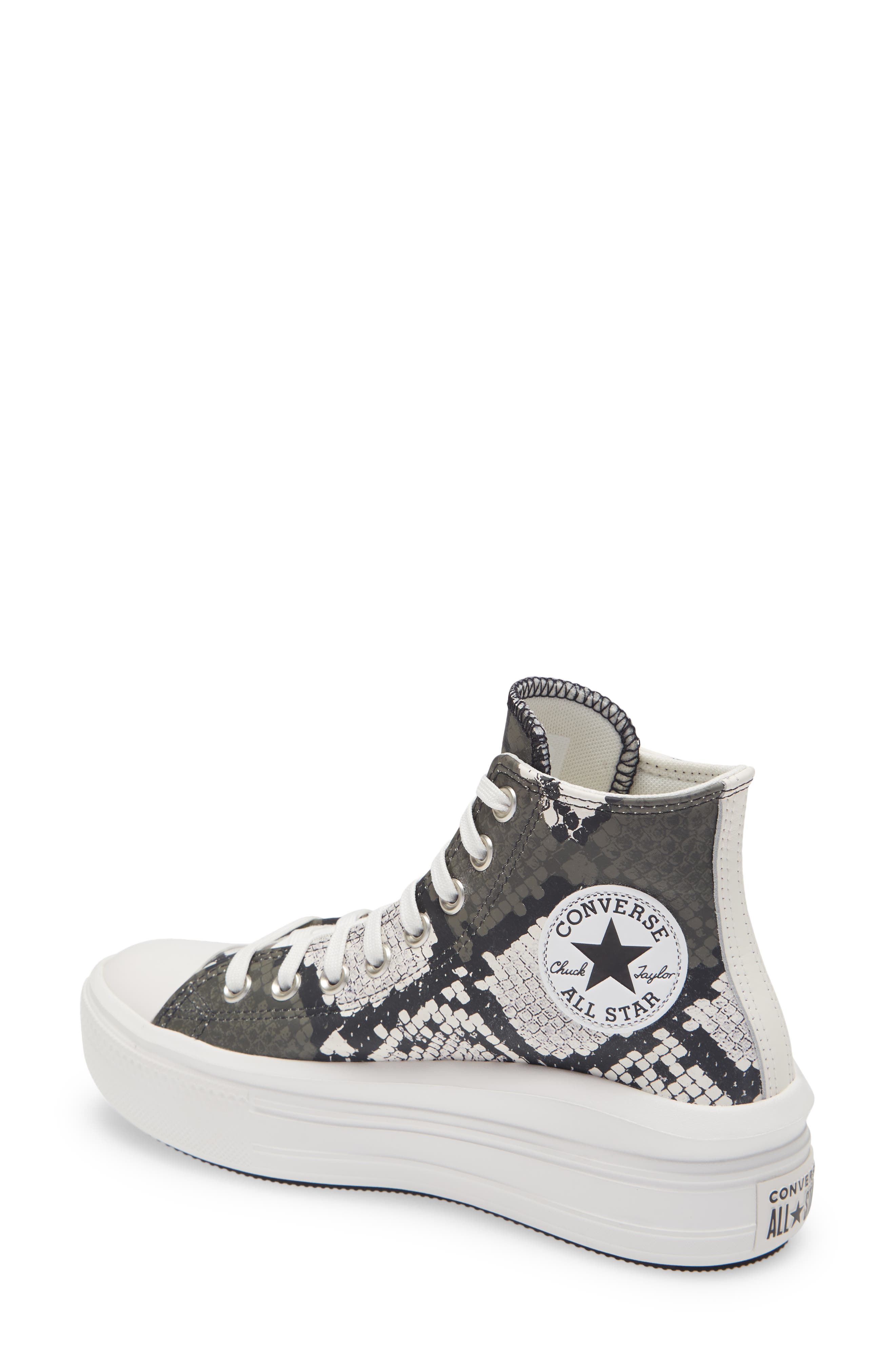 snakeskin converse platform