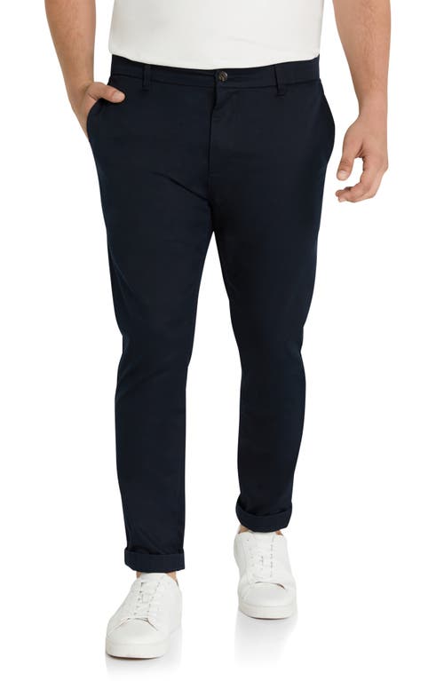 Ledger Slim Fit Stretch Cotton & Modal Chinos in Ink