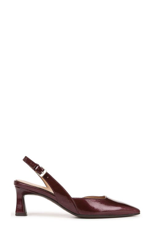 Shop Naturalizer Dalary Slingback Pump In Cranberry Patent Faux Leather