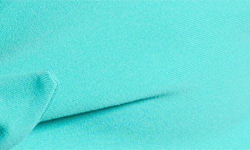 Shop Montce Cabana Cap Sleeve Bikini Top In Teal