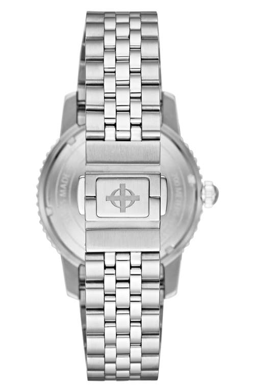 Shop Zodiac Super Sea Wolf Bracelet Watch, 40mm In Silver/steel