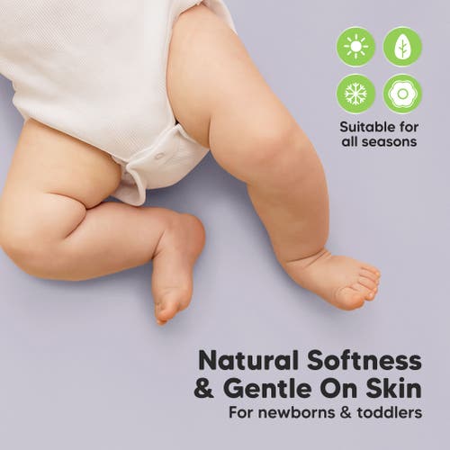 Keababies 2-pack Soothe [protect+] Waterproof Crib Sheets In Lilac