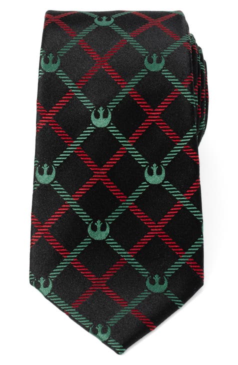 Louisville Cardinals Skinny Plaid Tie