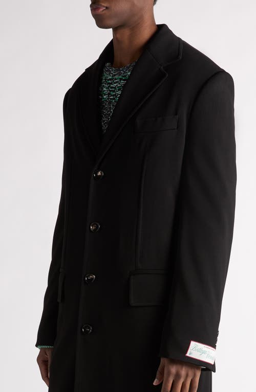 Shop Bottega Veneta Fluid Matte Jersey Topcoat In 1000 Black