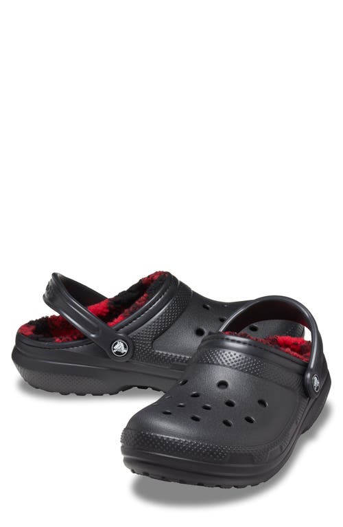 Shop Crocs Classic Lined Clog In Black