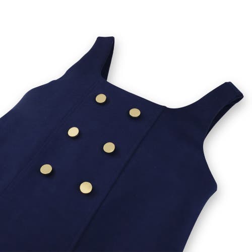 Hope & Henry Girls' Ponte Jumper, Toddler In Navy