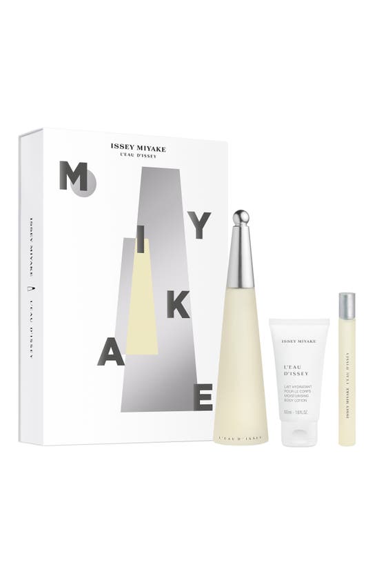 Issey Miyake L'eau D'issey Eau De Toilette Gift Set (limited Edition) $159 Value In White