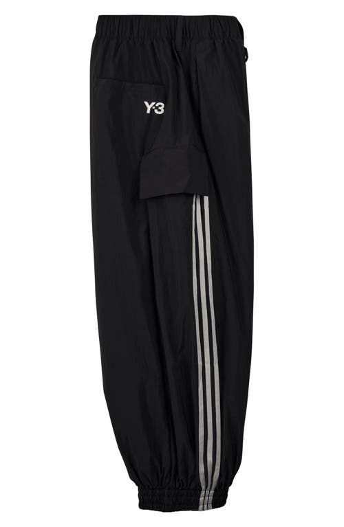 Shop Y-3 Belted Recycled Polyamide Jogger Track Pants In Black