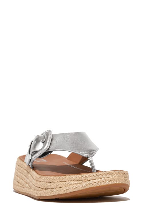 FitFlop F-Mode Espadarille Platform Wedge Flip Flop at Nordstrom,