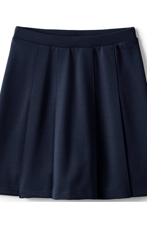 LANDS' END LANDS' END SCHOOL UNIFORM GIRLS PONTE PLEAT SKIRT