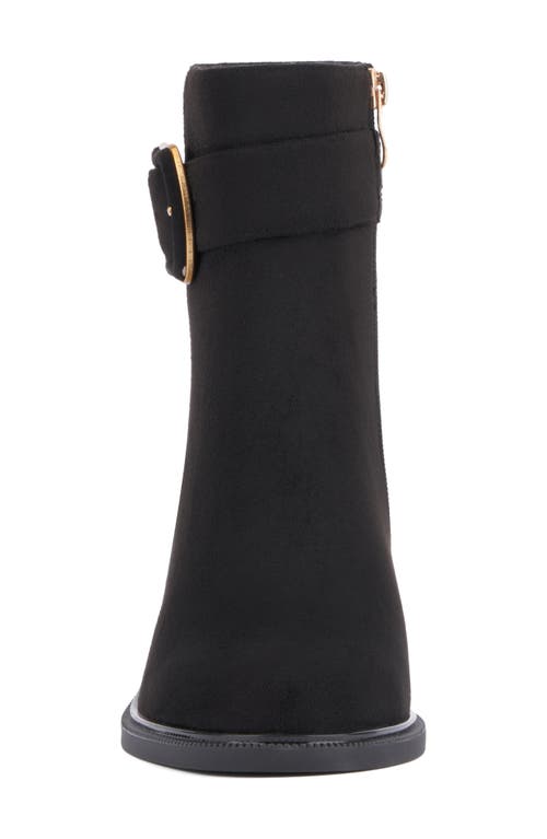 Torgeis Melody Buckle Ankle Boot In Black