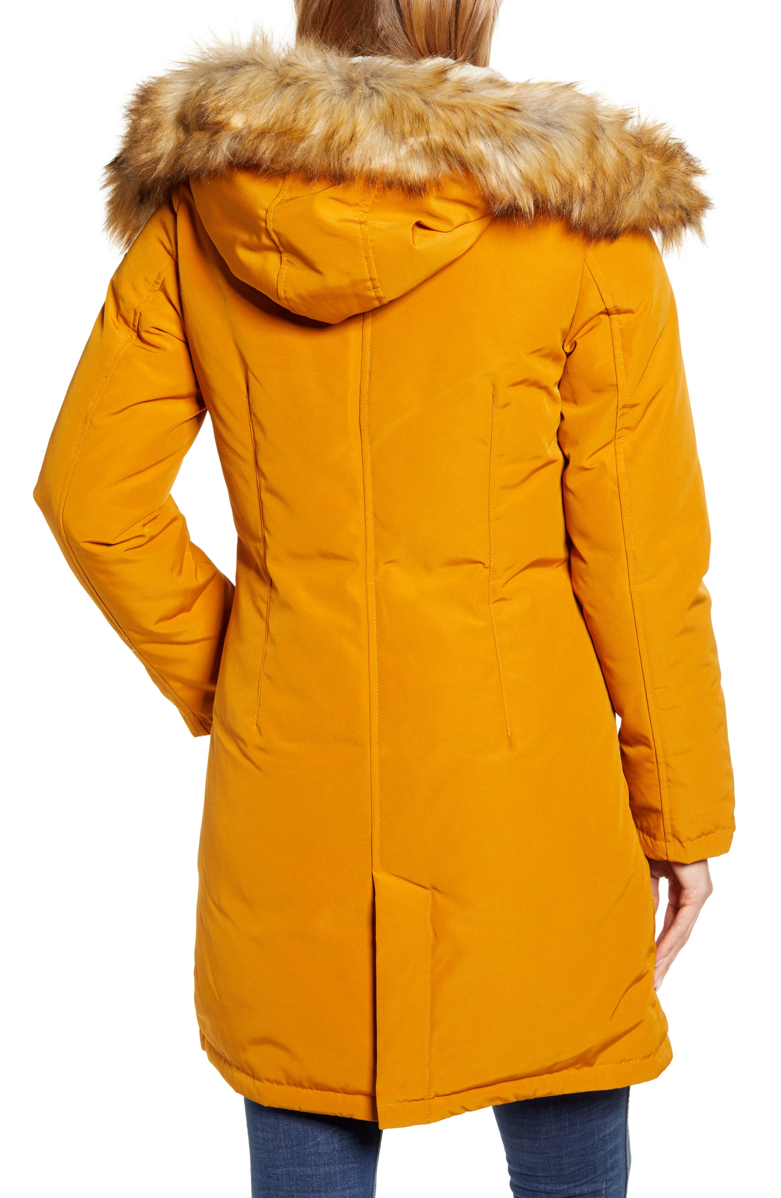 Sam Edelman Faux Fur Trim Down Parka Nordstrom Rack