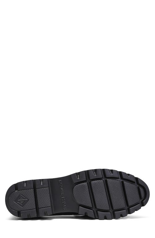 Donald Pliner Patent Platform Loafer In Navy/nvy