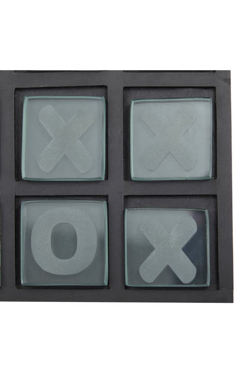 Shop Novogratz Wooden Tic Tac Toe Game In Black