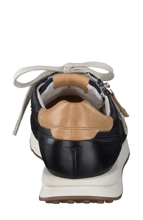 Paul Green Avery Sneaker In Black Simba Combo