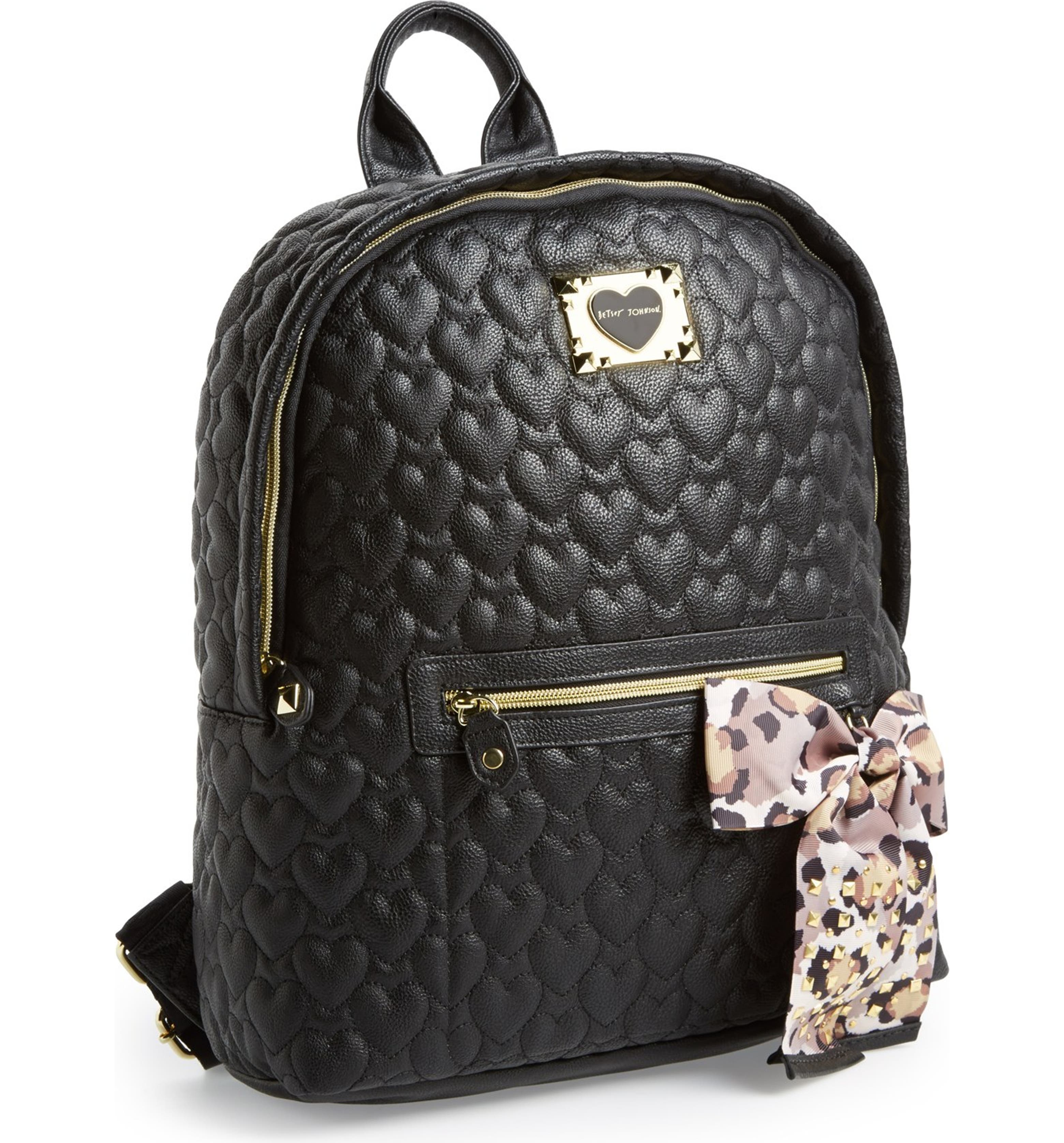 Betsey Johnson Heart Quilted Backpack | Nordstrom