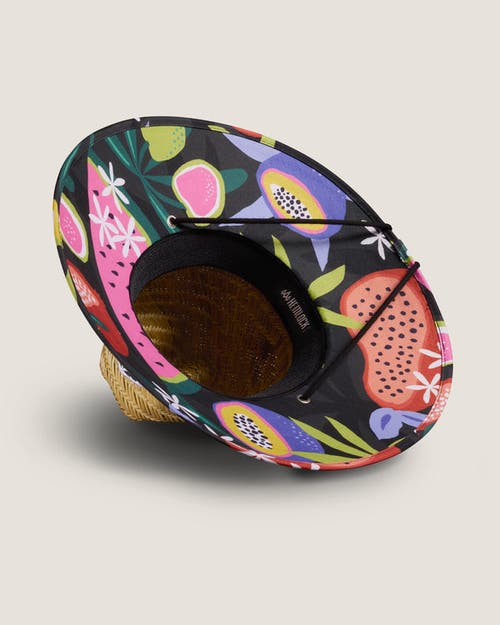 Hemlock Blend Straw Lifeguard Hat In Fruit