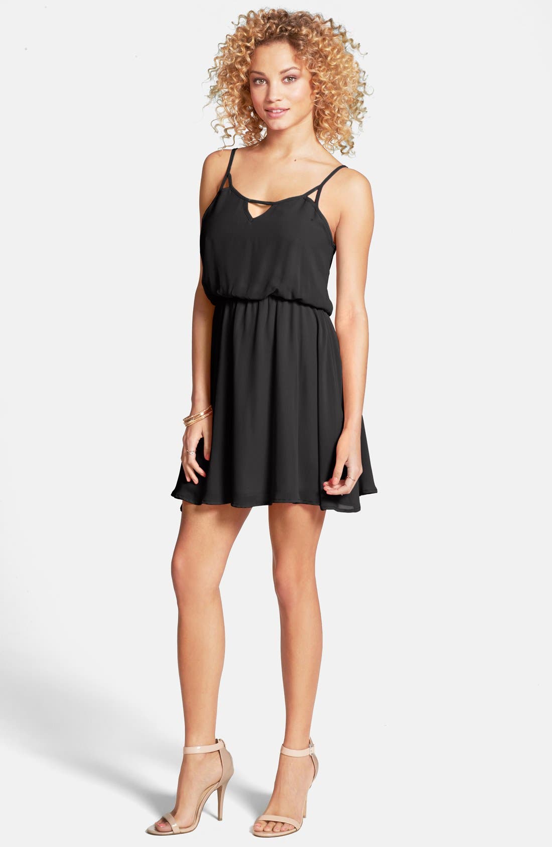 Cage Back Skater Dress Nordstrom