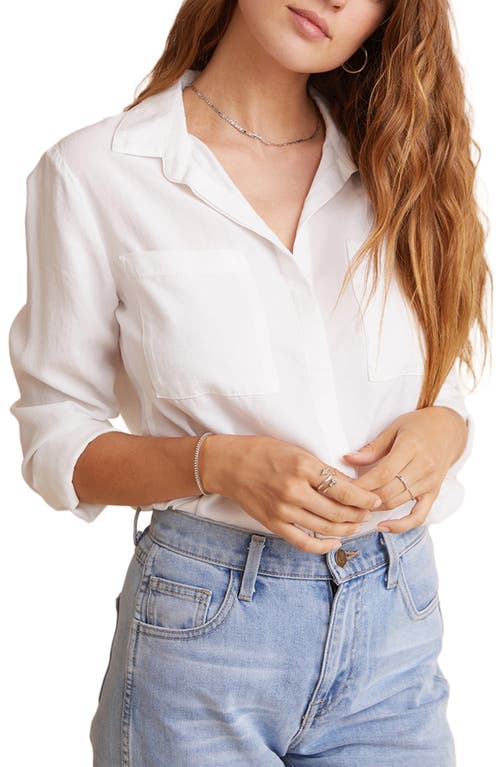 Bella Dahl Tencel® lyocell Button-Up Shirt in White