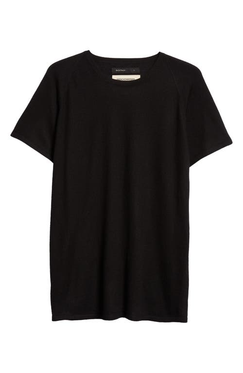 Normal Raglan Sleeve T-Shirt in Black